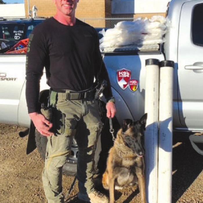 Narcotics K-9 Unit Seizes Meth