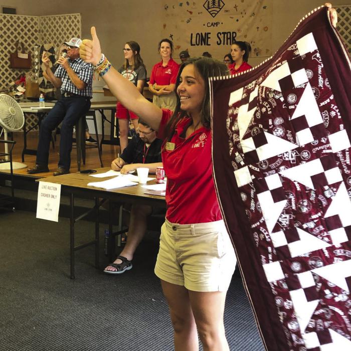 Lots of great items were up for sale at the Camp Lone Star Annual Fundraising Auction.