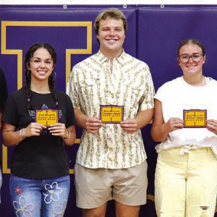 Class of 2027 Recipients, left to right: Koen Zbranek, Emma Anderson, Luke Anderson, Kylin Brawley and Jahir Lopez-Ocon.