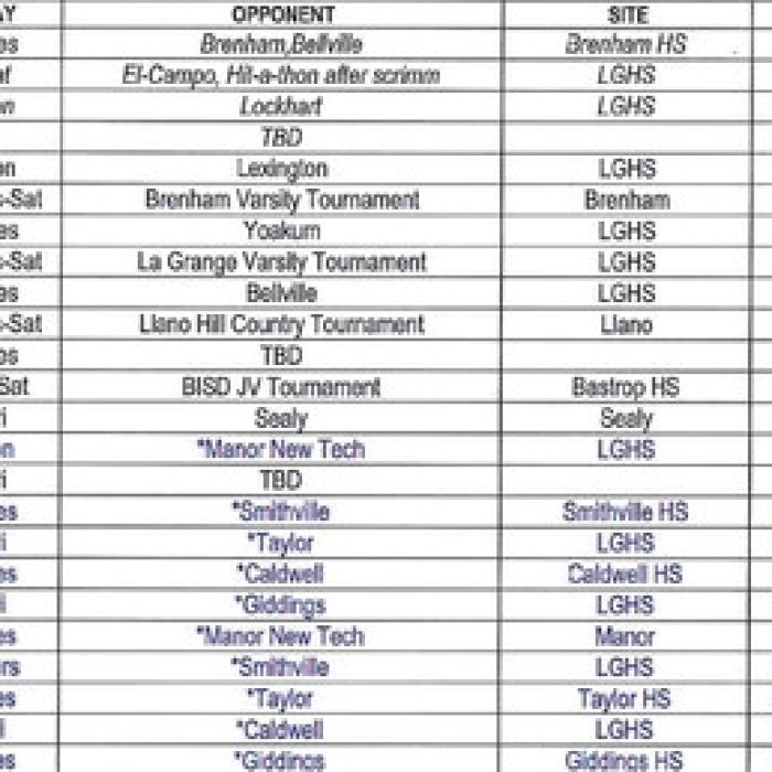 Scrimmages Start Tuesday for LG Softball