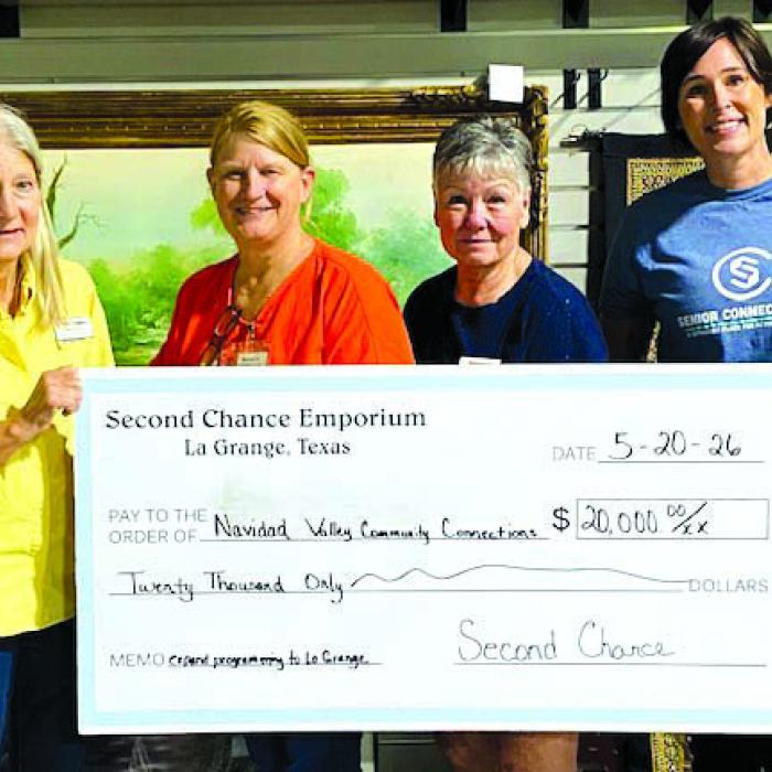 Second Chance Donates to Senior Connections
