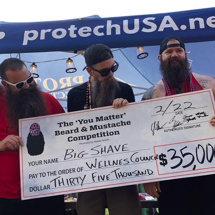 Last year’s You Matter Beard and Mustache Competition raised $35,000 for the Health and Behavioral Wellness Council of Greater Colorado Valley.