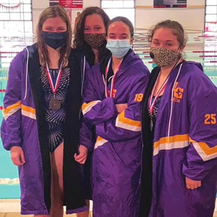 LHS Swimmers Make a Big Splash at the District Meet