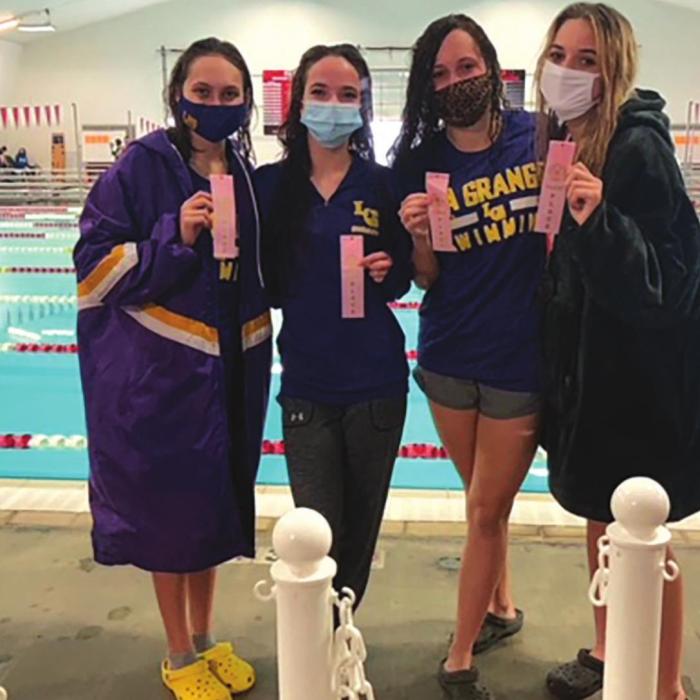LHS Swimmers Make a Big Splash at the District Meet