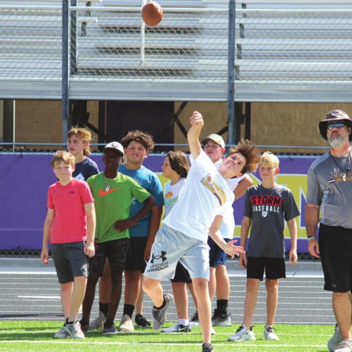 Leps Host Youth Football Camp