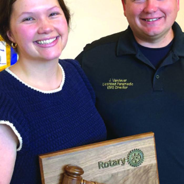 Outgoing Rotary President Hannah Janda Honored For Her Service