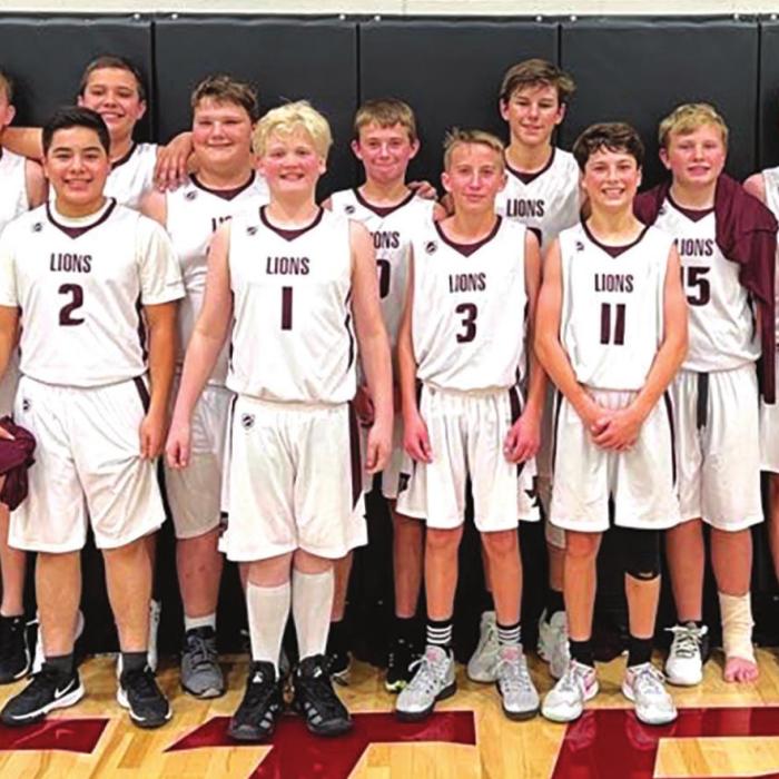 Fayetteville Jr. High Boys Undefeated District Champs
