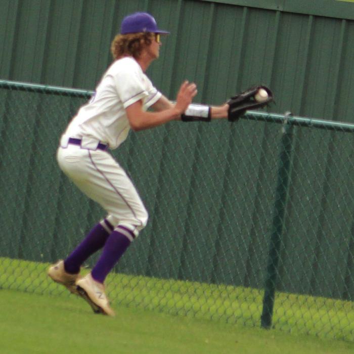 Lep first baseman Kyler Lamza makes a nifty snag in foul territory.