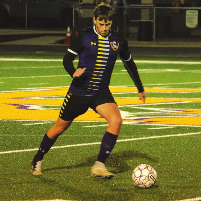La Grange’s Will Bundick in action Tuesday.