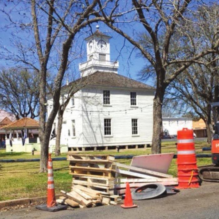 Fayetteville sidewalk project begins.