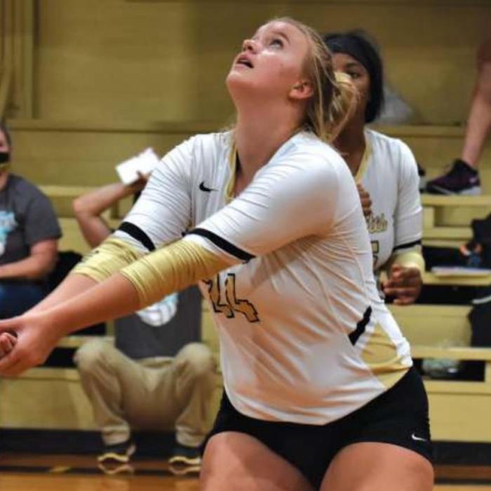 Round Top-Carmine’s Kelsey Lunbeck prepares to pass the ball earlier this season. Photo by Paul Kipp