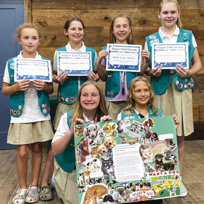 Girl Scouts Recognized