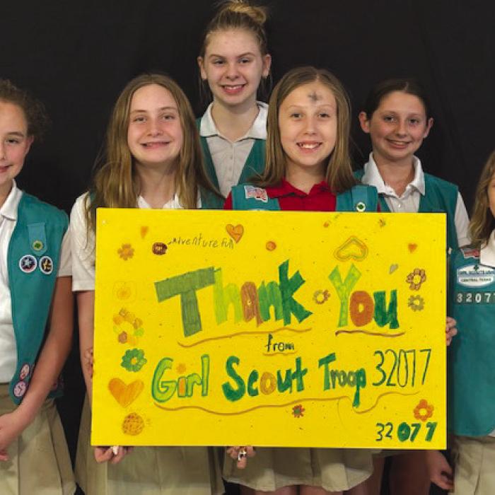 Girl Scouts Recognized