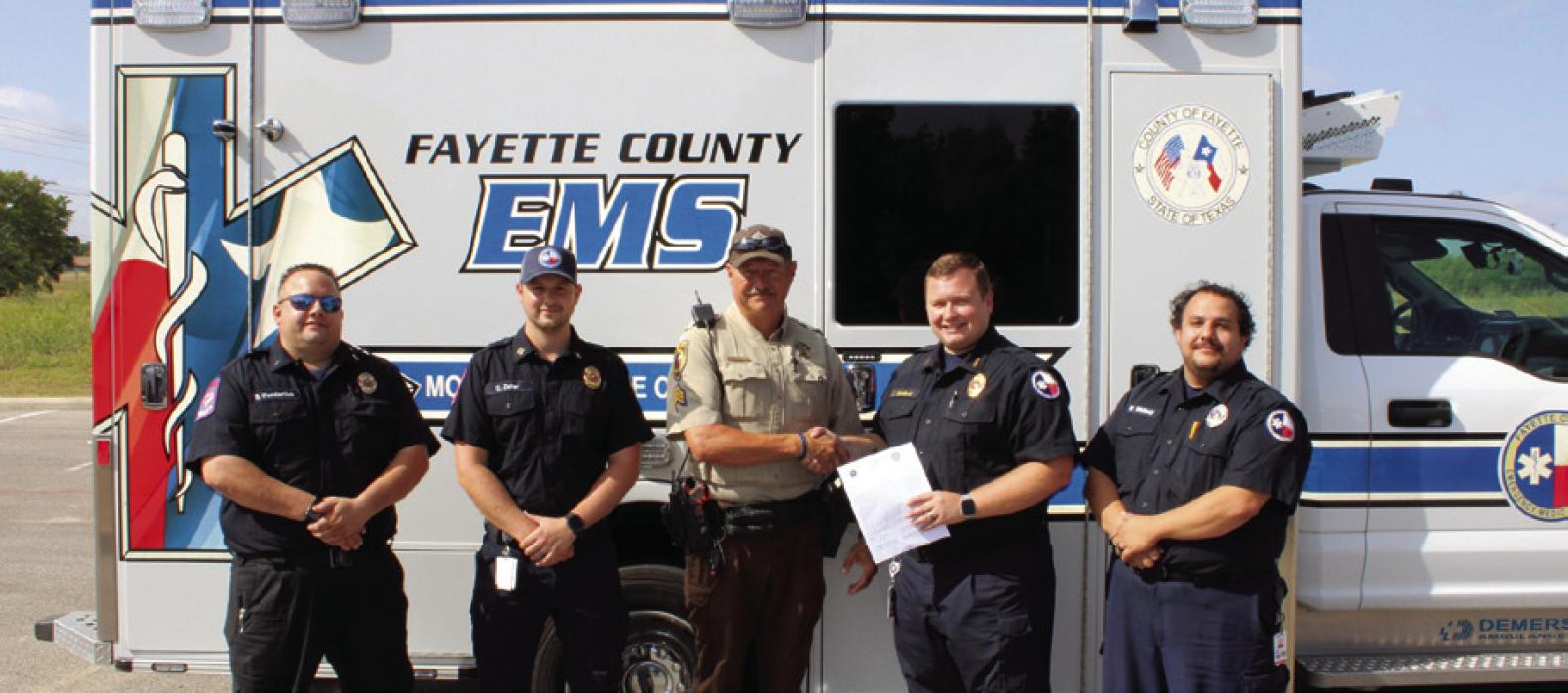 County EMS Employees Honored