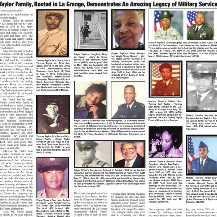 Taylor Family Legacy: A Follow-Up