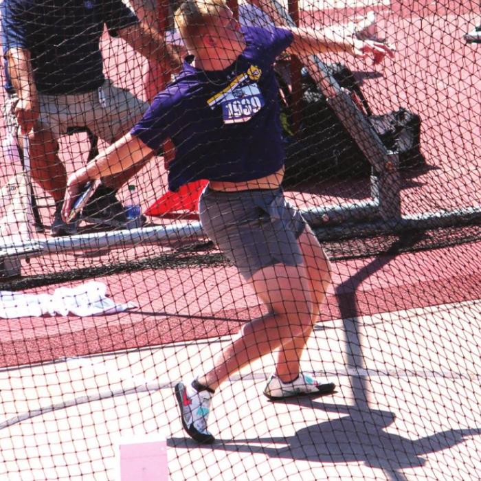 La Grange senior Joseph Mueller placed ninth in the 4A boys discus at the state meet on Thursday in Austin.