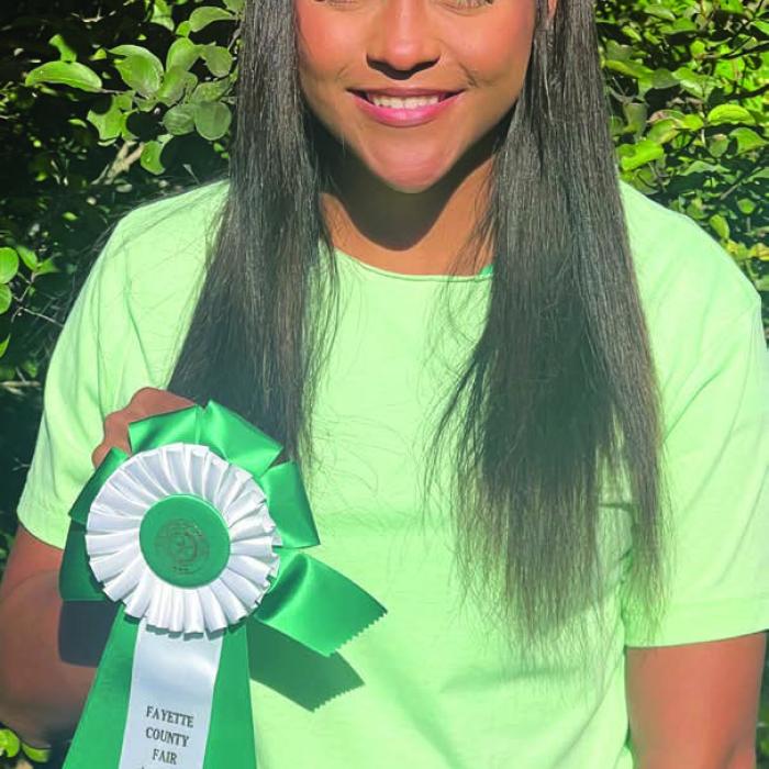 Cara Homer won Best of Department awards in two categories, Creative Arts and Collectibles.