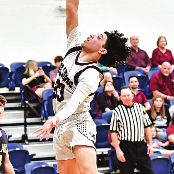 Senior Alex Hernandez scores for The Flatonia Bulldogs in Monday nights Bi-District Championship game played in Caldwell against The Holland Hornets.