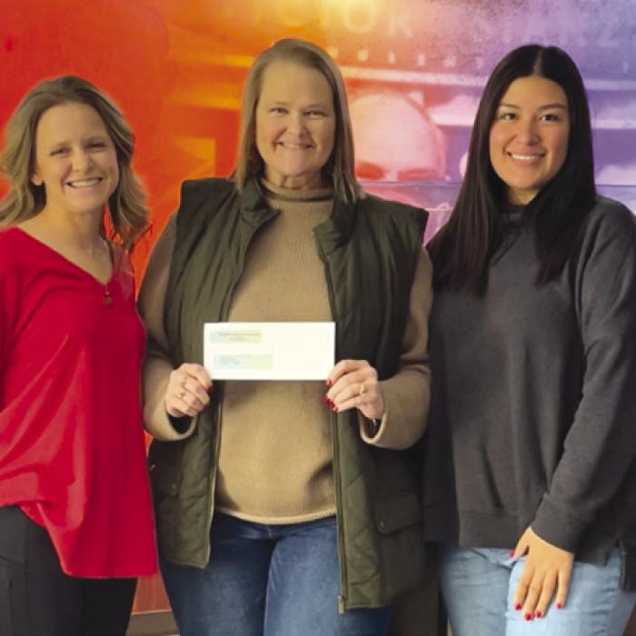 Pictured from left: Cheryl Pekar (SFF CEO), Heather Barthelme (FCCT Executive Director), Melanie Ramirez (SFF Program Director).