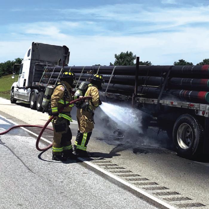 Highway Blazes Keep Local Firefighters Busy