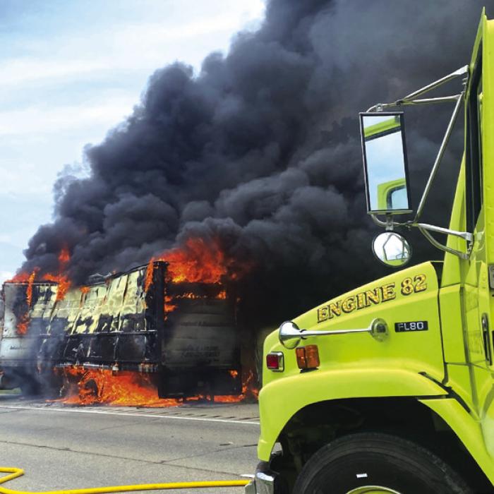 Highway Blazes Keep Local Firefighters Busy