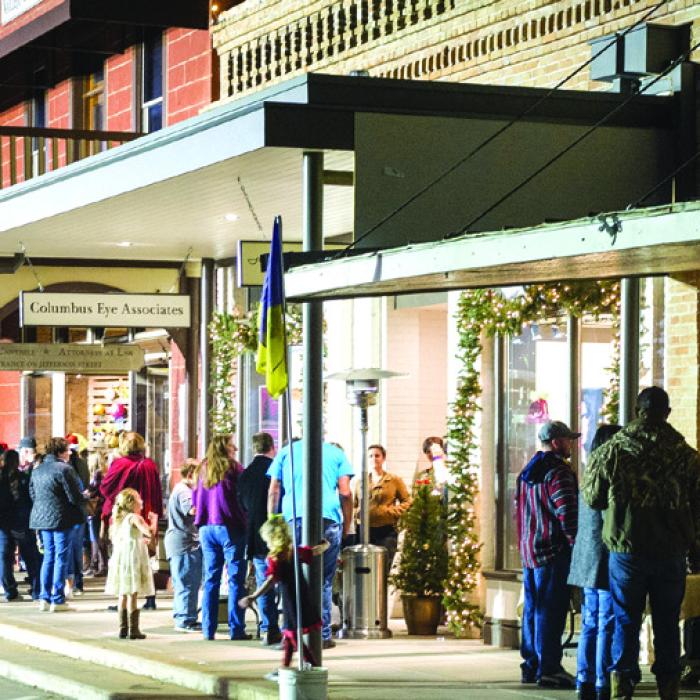 The streets of the downtown square La Grange will be packed with thousands of folks an the annual Schmeckenfest like here in this file photo from a previous fest.