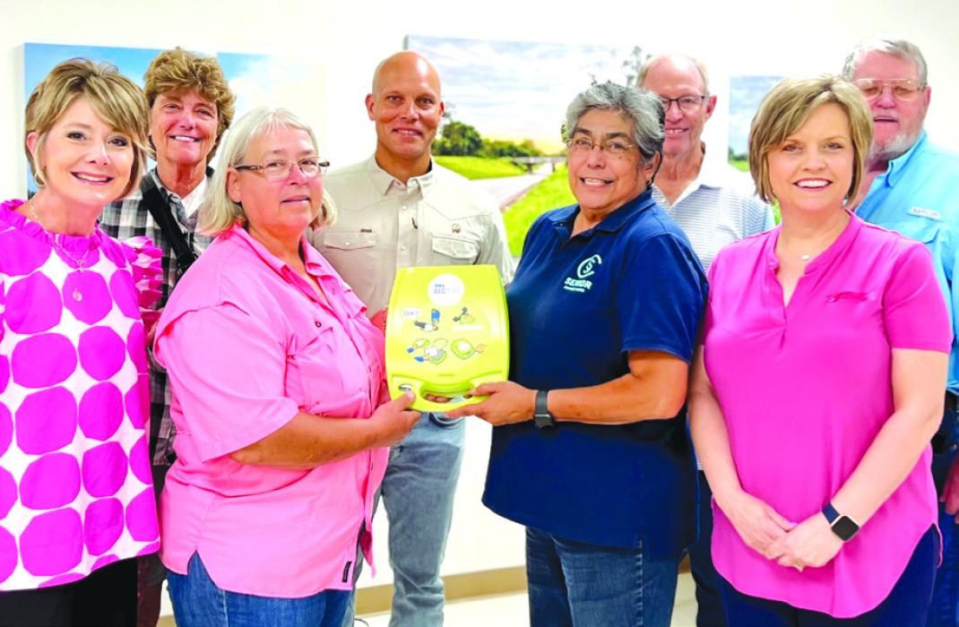 Senior Connections Receives An AED For the Senior Center