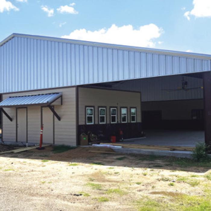 Here’s a photo of the progress at the new food court at the fairgrounds in La Grange.