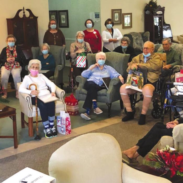 VFW Aux. Visits Veterans at Jefferson Place