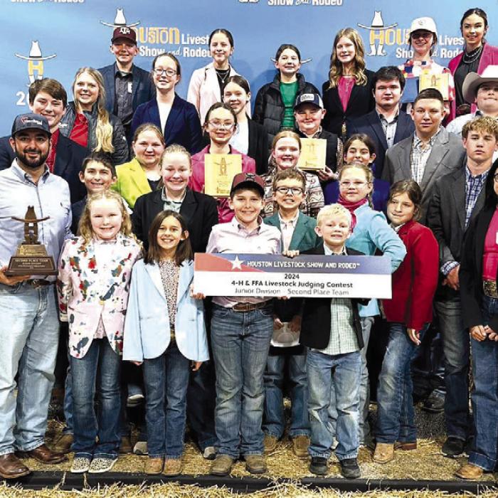 4-H Places at Houston Livestock Judging Contest