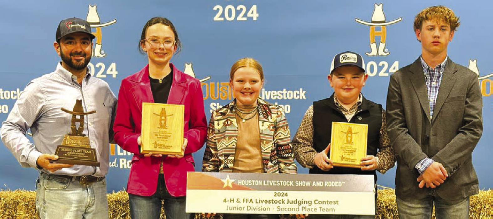 4-H Places at Houston Livestock Judging Contest
