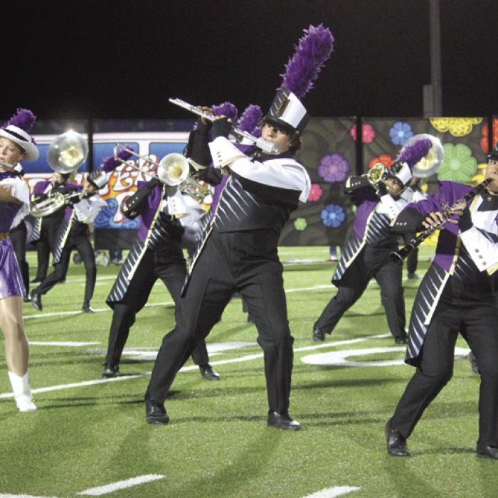 LHS Band Earns Top Marks at Regional Marching Competition
