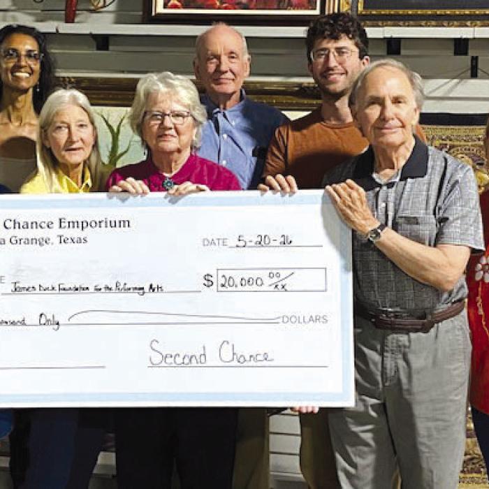 Second Chance Donates to James Dick Foundation