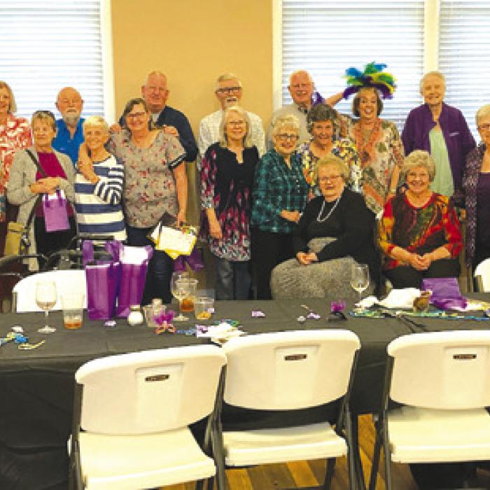 Auxiliary members and guests during the annual Appreciation dinner.