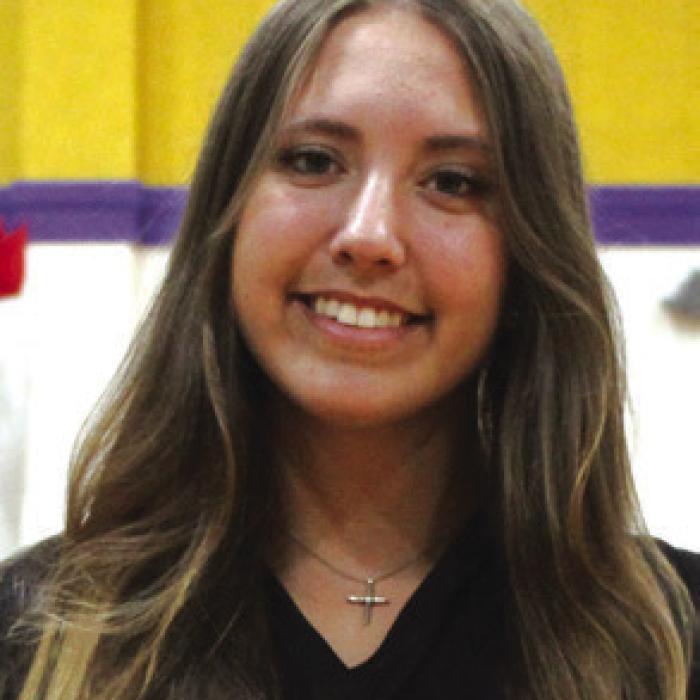 Maddi Fritz got her 1000th varsity kill last week.
