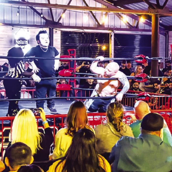 Photos from Friday’s Packed Micro Wrestling Event at Mullins Prairie