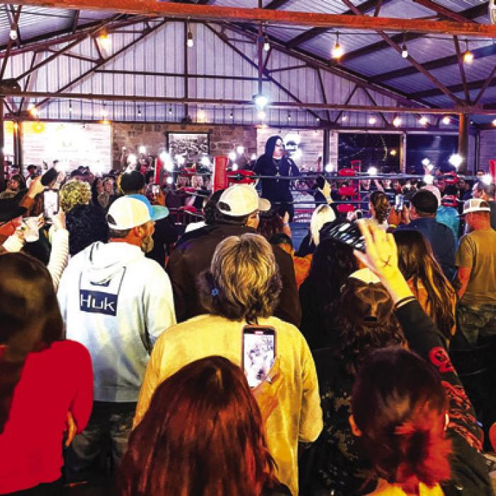 Photos from Friday’s Packed Micro Wrestling Event at Mullins Prairie