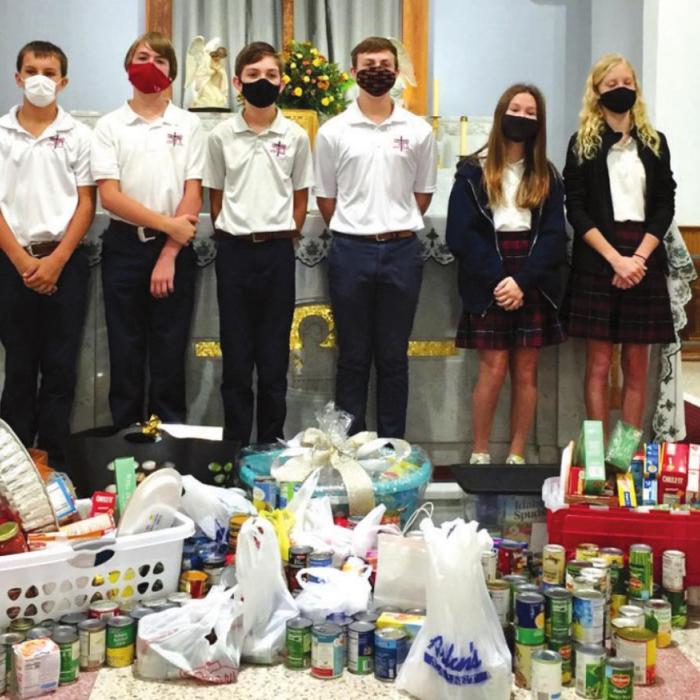 St. Rose Students Donate to Food Pantry