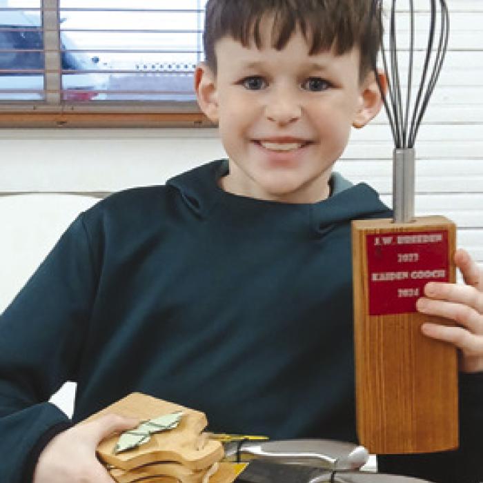 Kaydin Gooch awarded Master Chef for the second time at the Taste of Winchester after winning in 2024 and 2026.