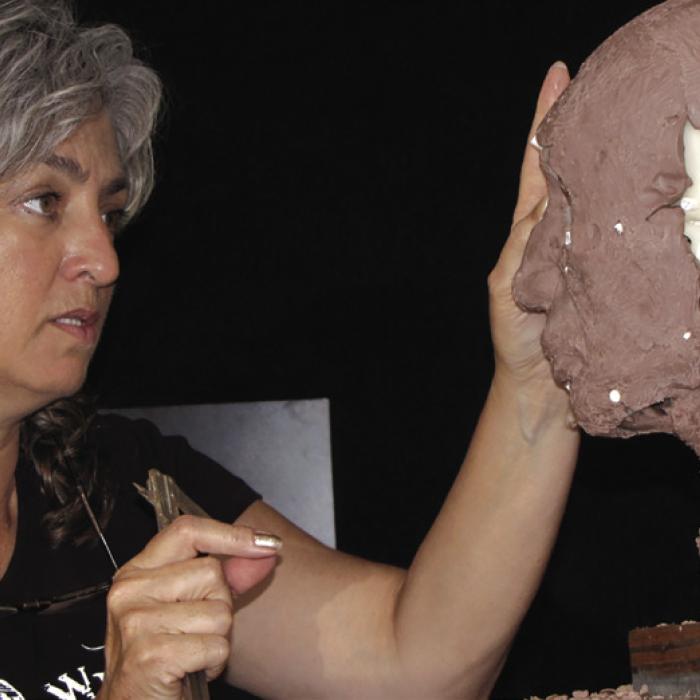 Forensic Sculptor, Amanda Danning.