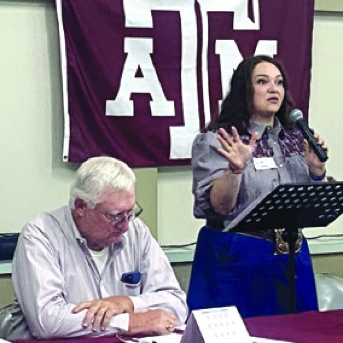 Muster Chairman, Nicole Gabler, Class of 2017.