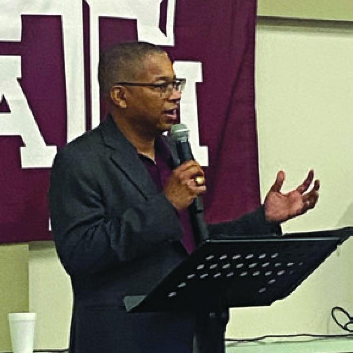 Muster Speaker, Rodney Frankin ‘91, Director of Texas State Parks.