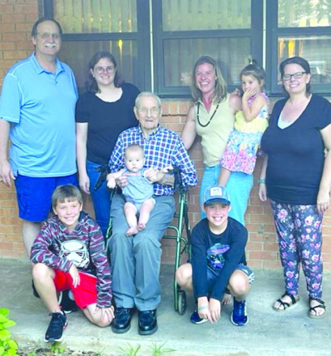 Weber Celebrates 99th Birthday, Four Generations