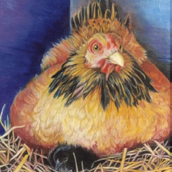 “Mother and Chick” drawing by Grace Moore, a winner from last year’s competition.