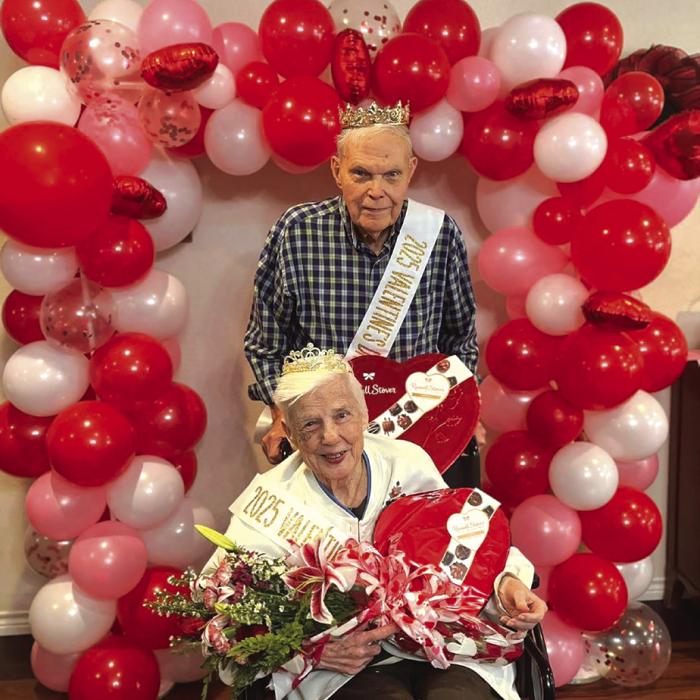 Couple Married for 70 Years Crowned Valentine’s Royalty
