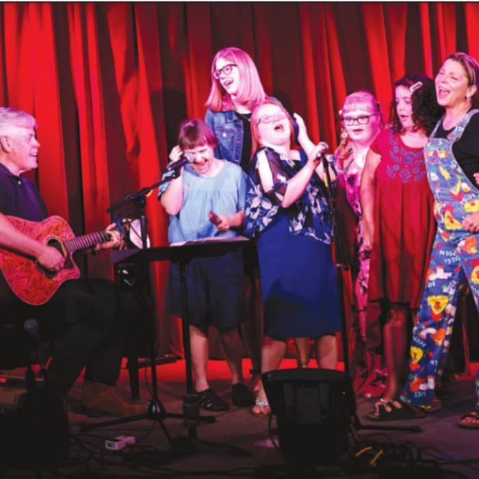 Terri Hendrix and Lloyd Maines held a songwriting workshop at The Bugle Boy for the non-profit ‘And Then a New Day.’