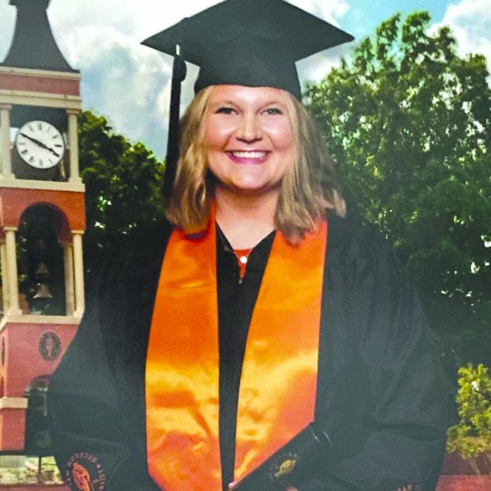 Brittany Brune Bell graduated from Sam Houston State University recently.