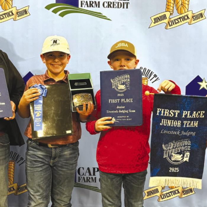 Champion Junior Team: Rilan Karisch, Hudson Holub, Jehnsen Janecka, and Joe Carrales