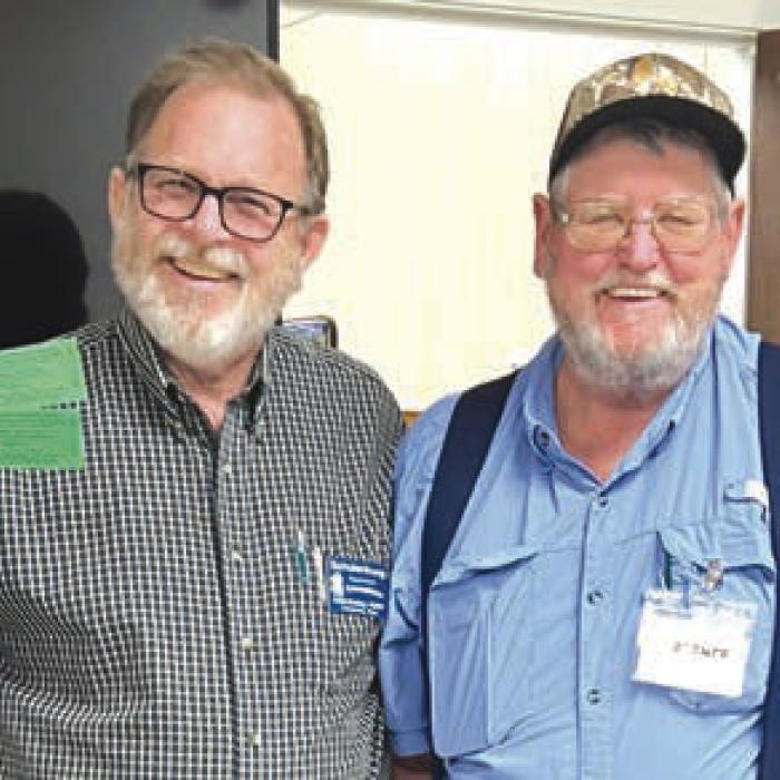 Clarence Ahlschlager was the Shiner Blackout winner and he won a pair American Legion drive-thru meal tickets donated by Ruben Rodriguez, American Legion member.