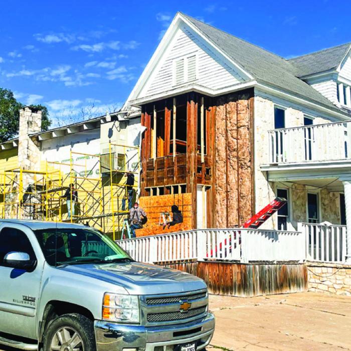 Iconic Building Being Remodeled